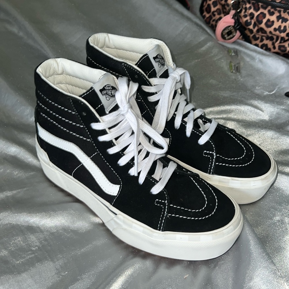 Stackform size 8 women’s Vans barely used